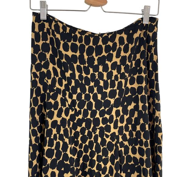 Who What Wear Leopard Print Asymmetrical Midi Skirt Flowy Chic 6 - Picture 3 of 6